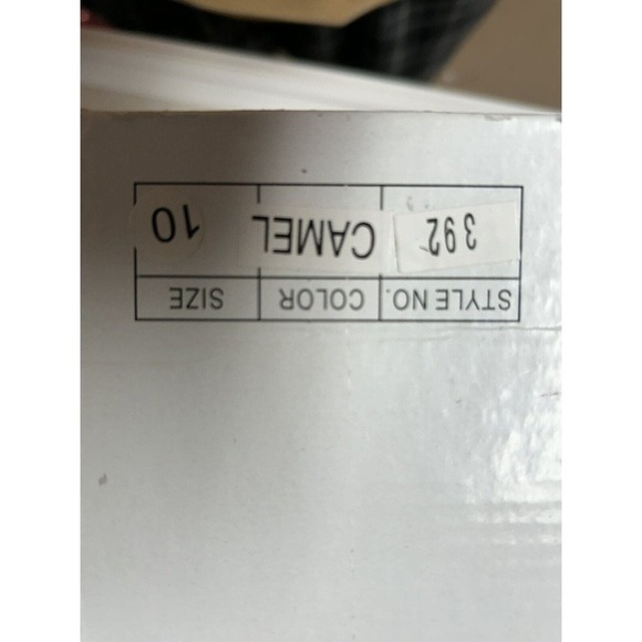 Eve Buckle Sandal Slides Low Heel Camel Color Size 10 - Picture 15 of 15